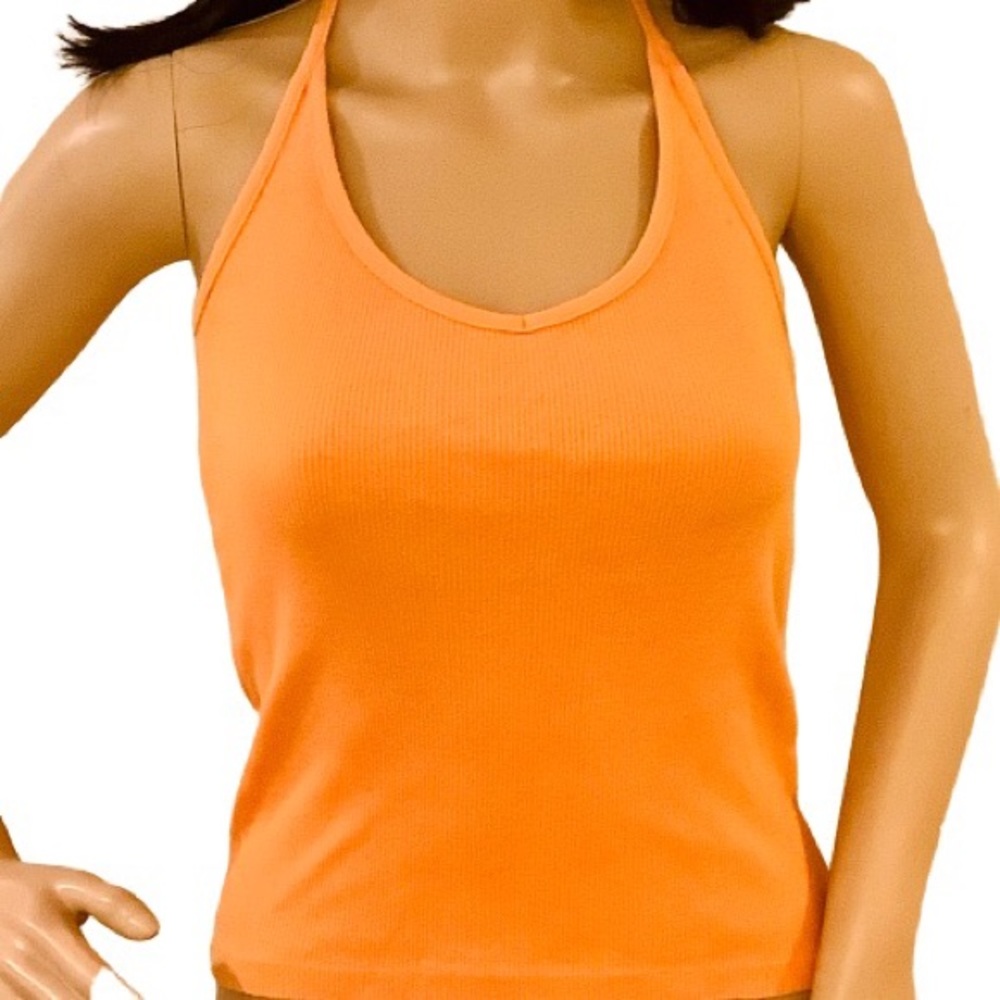 NWOT Orange/Peach, Halter Top!
